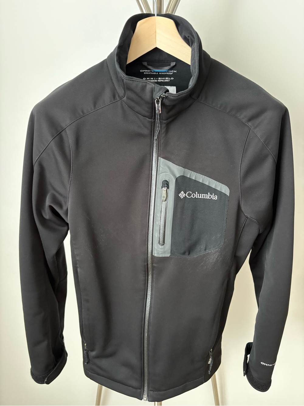 Columbia Black Softshell Jacket